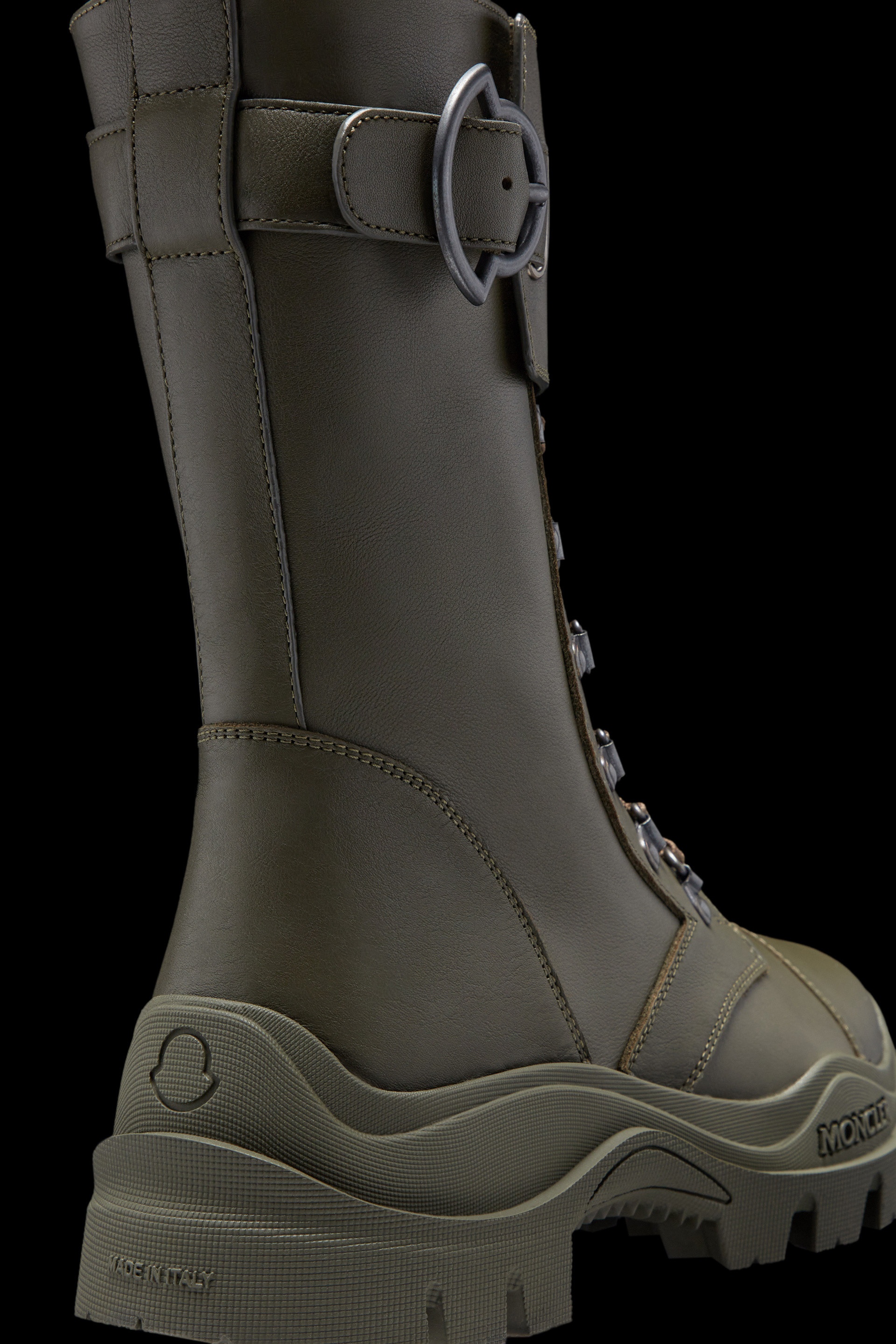 Larue Buckle Lace-Up Boots - 4