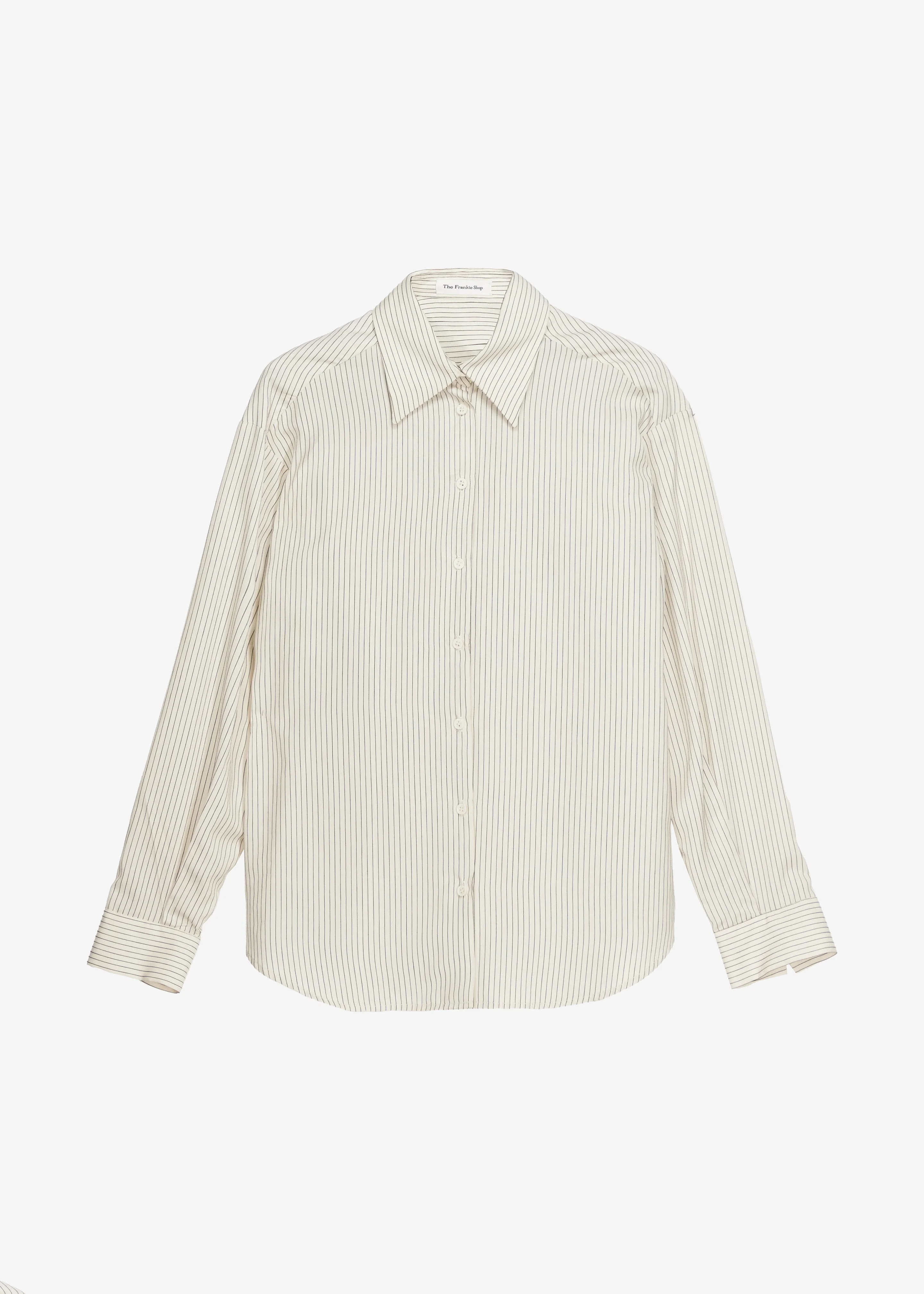 Peri Striped Shirt - Ivory/Black - 1