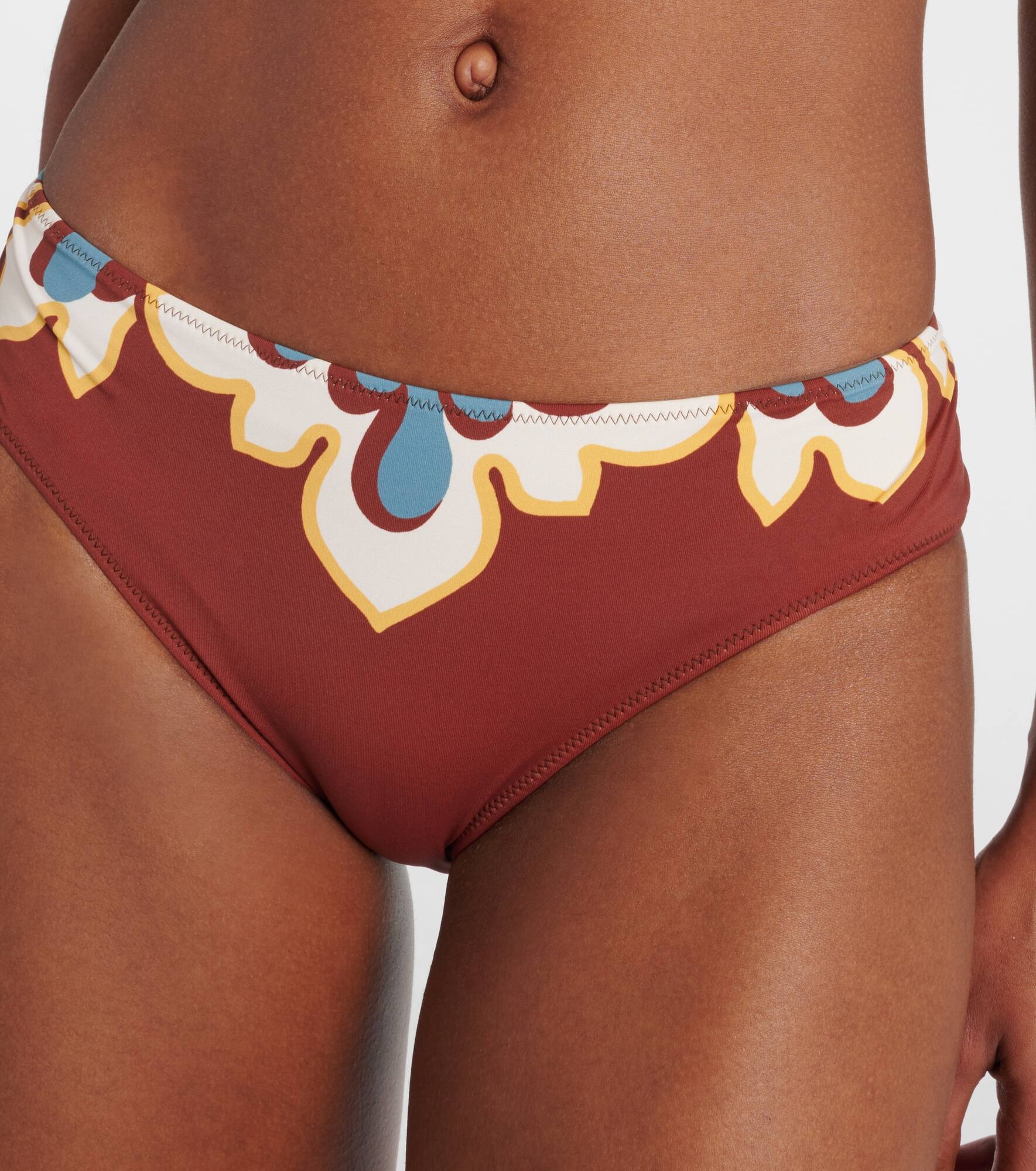 Sunset printed bikini bottoms - 4