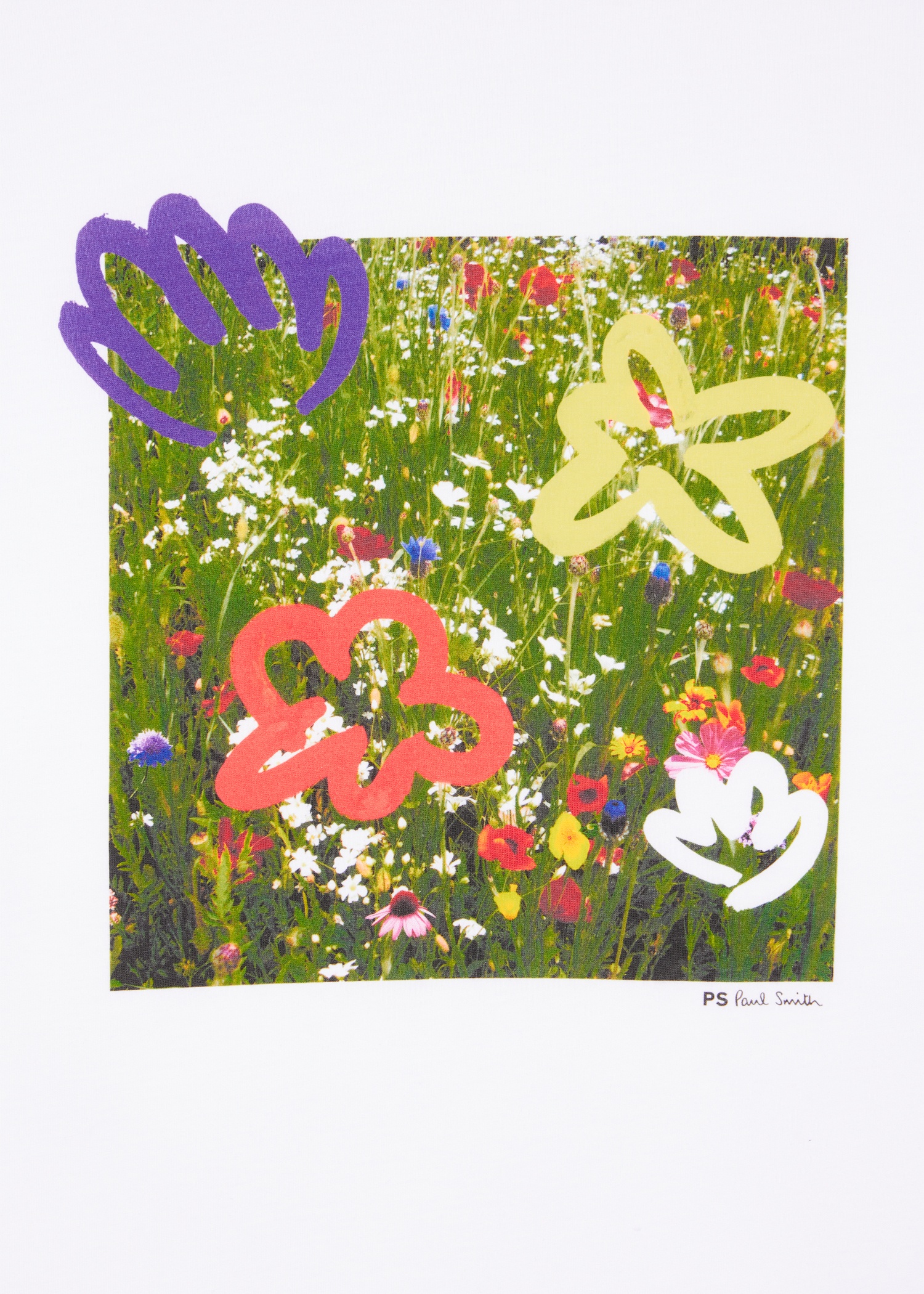 Women's White 'Wildflowers' Print T-Shirt - 2