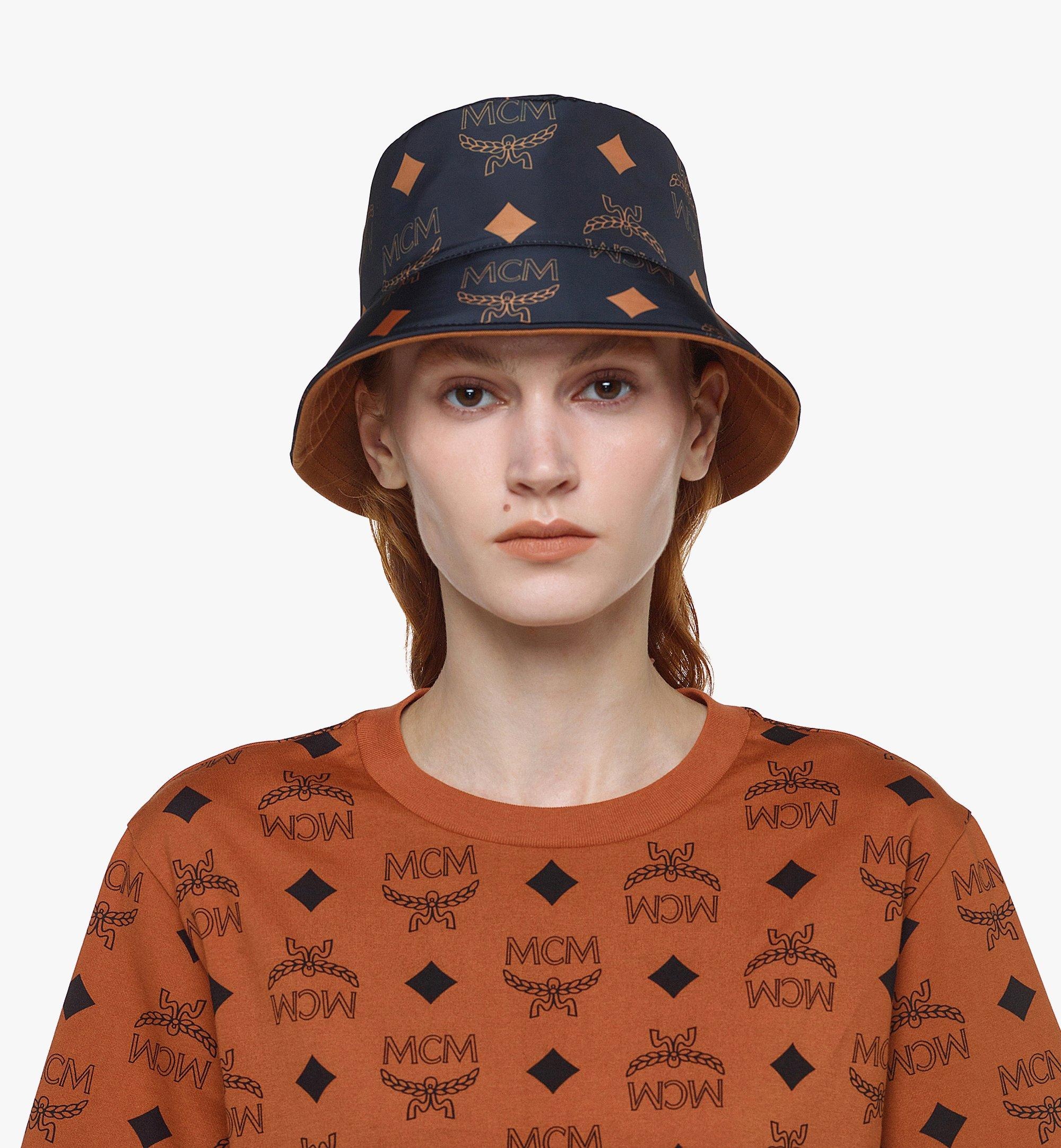 Reversible Monogram Bucket Hat in Recycled Polyester - 6