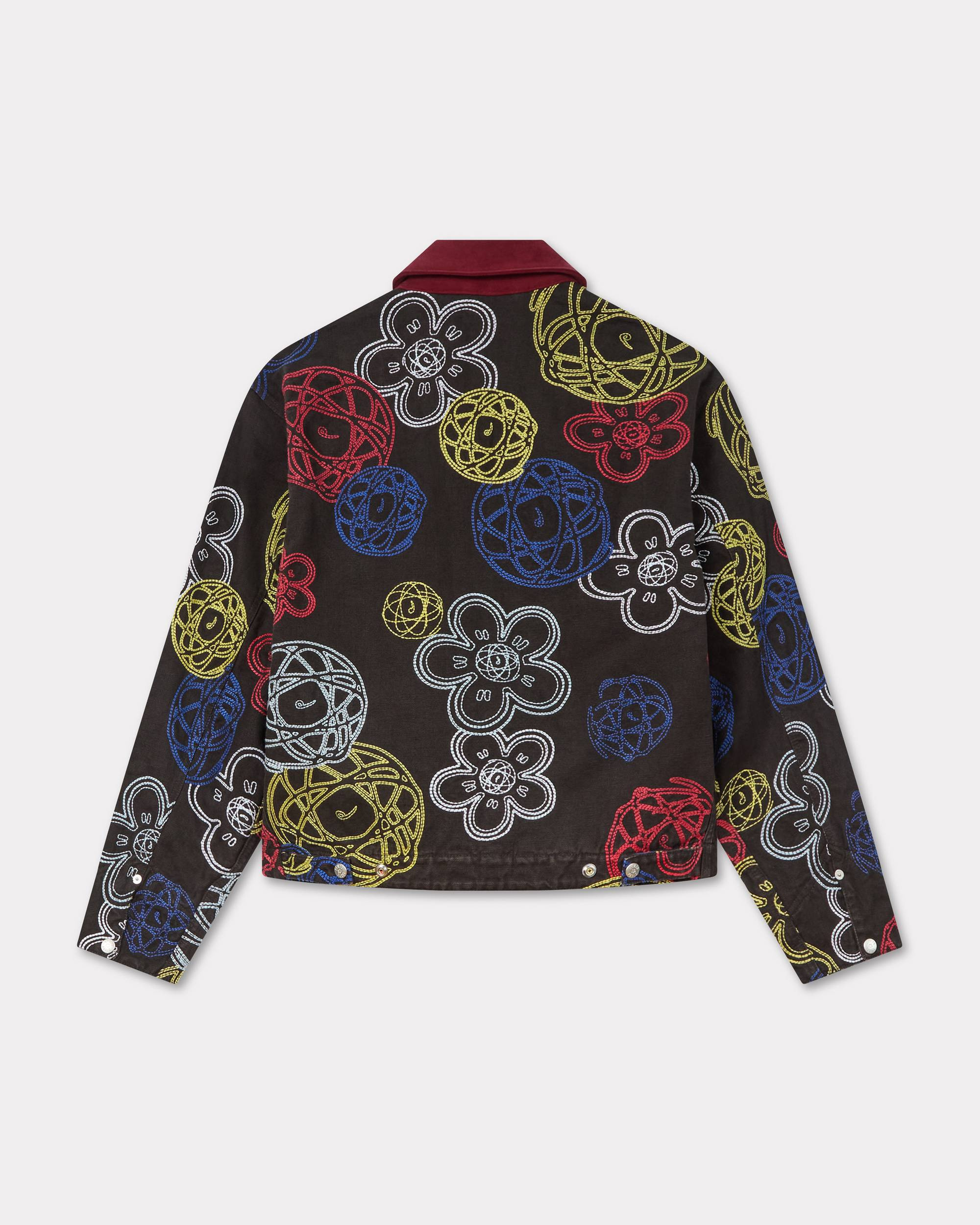 'Kenzo x Futura 2000' embroidered zip-up utility jacket - 2