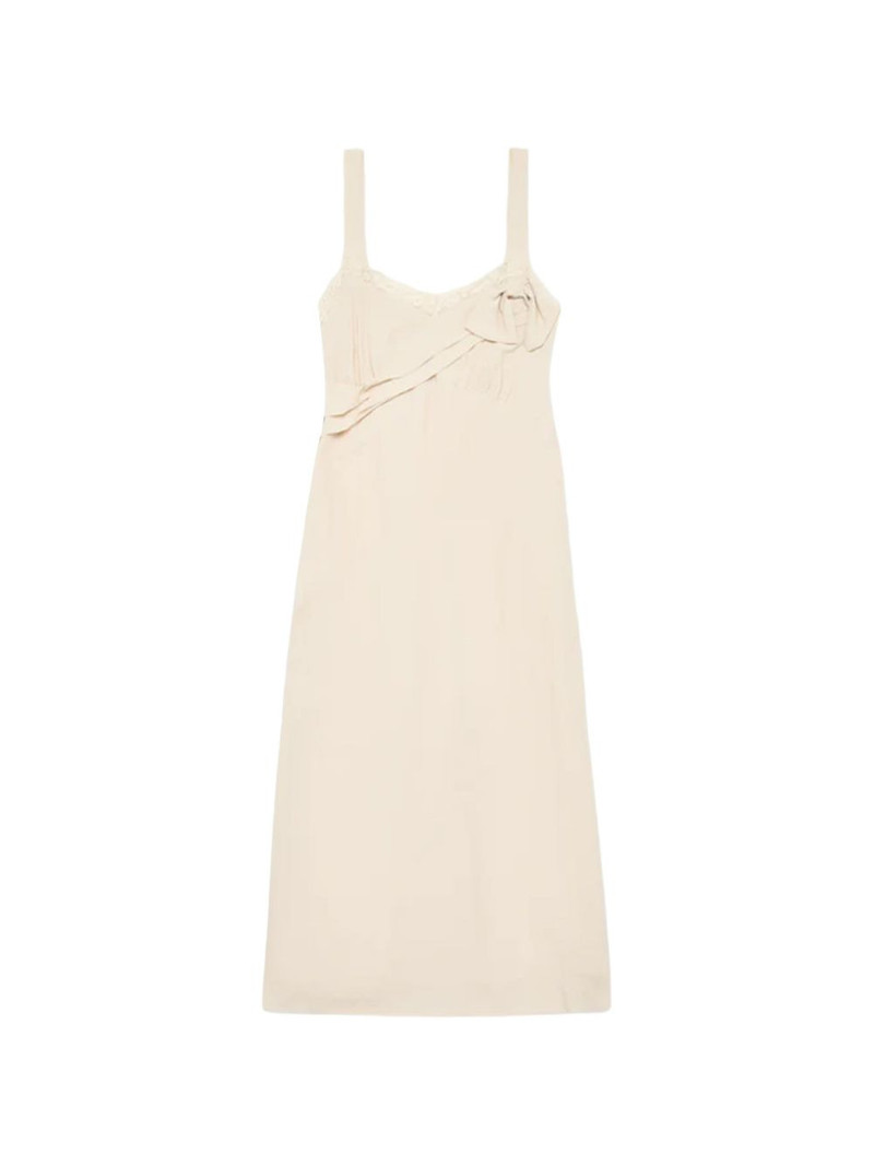 floral-appliqué dress 1