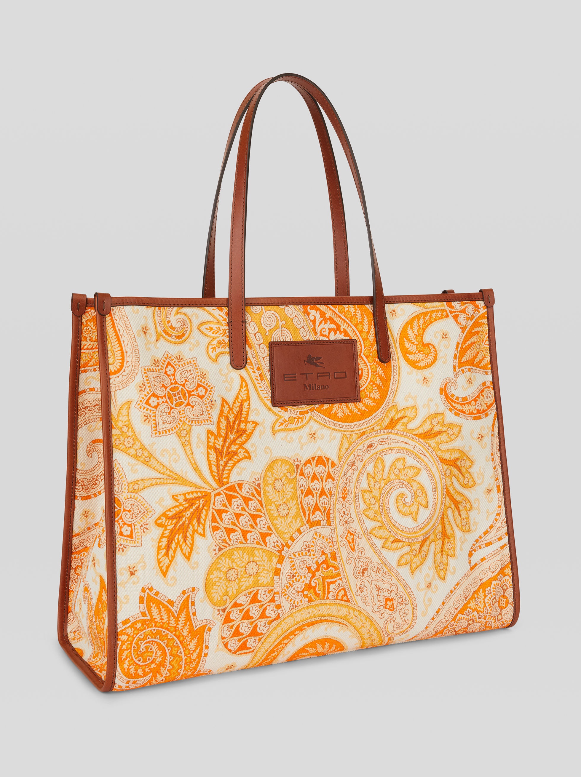 LIQUID PAISLEY BEACH SHOPPING BAG - 5