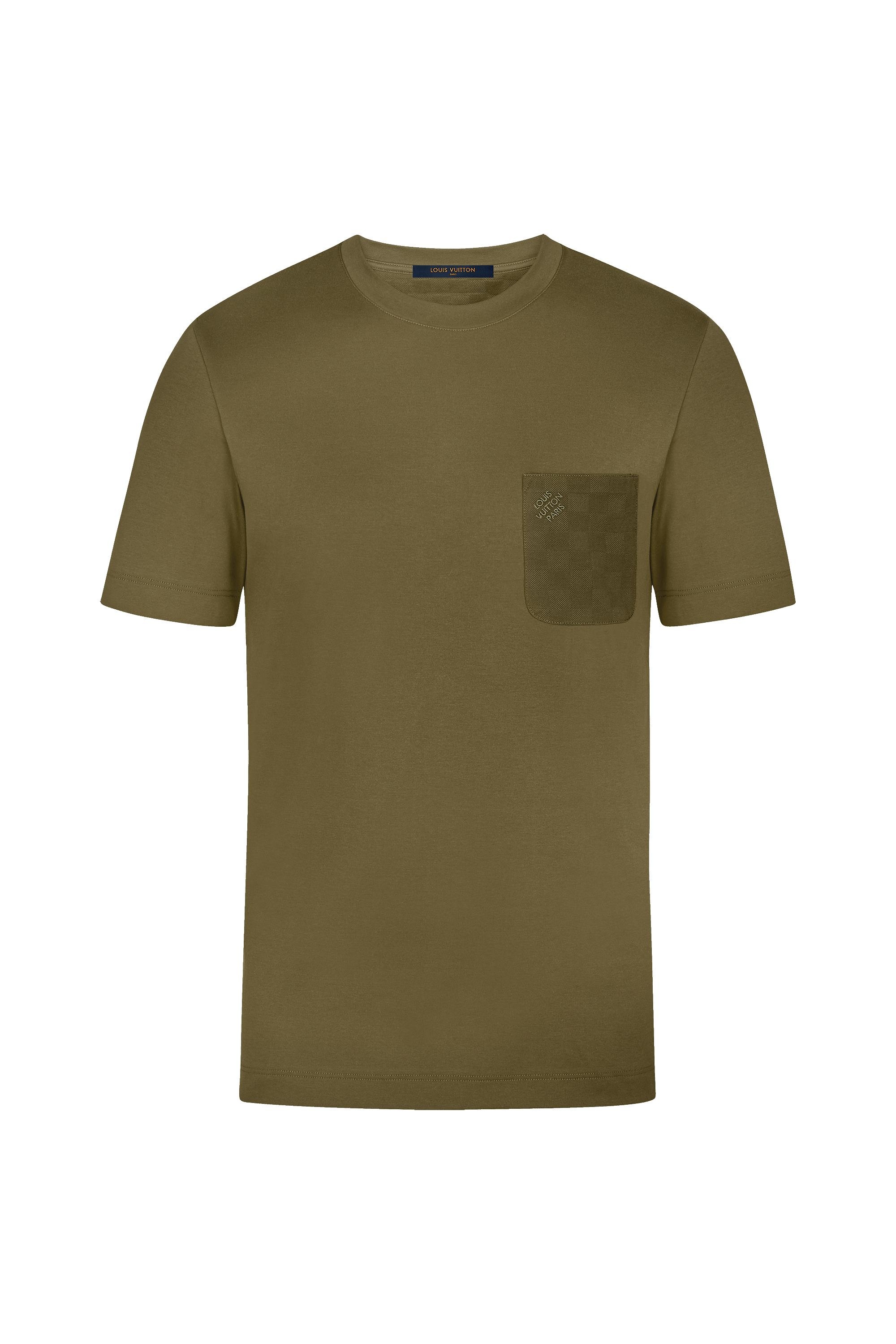 Damier Pocket Crew Neck T-shirt - 1