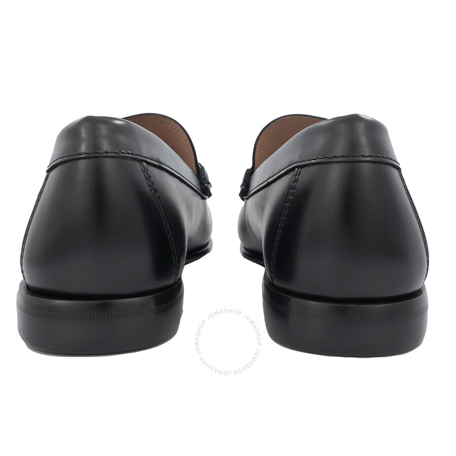 FERRAGAMO Salvatore Ferragamo Mathias Black Leather Gancnini  display picture 1