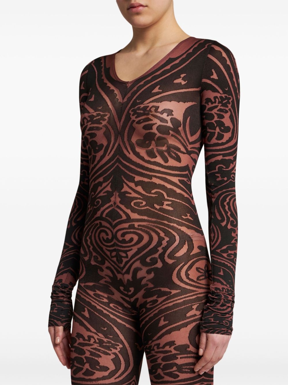 Paisley Tattoo bodysuit - 5