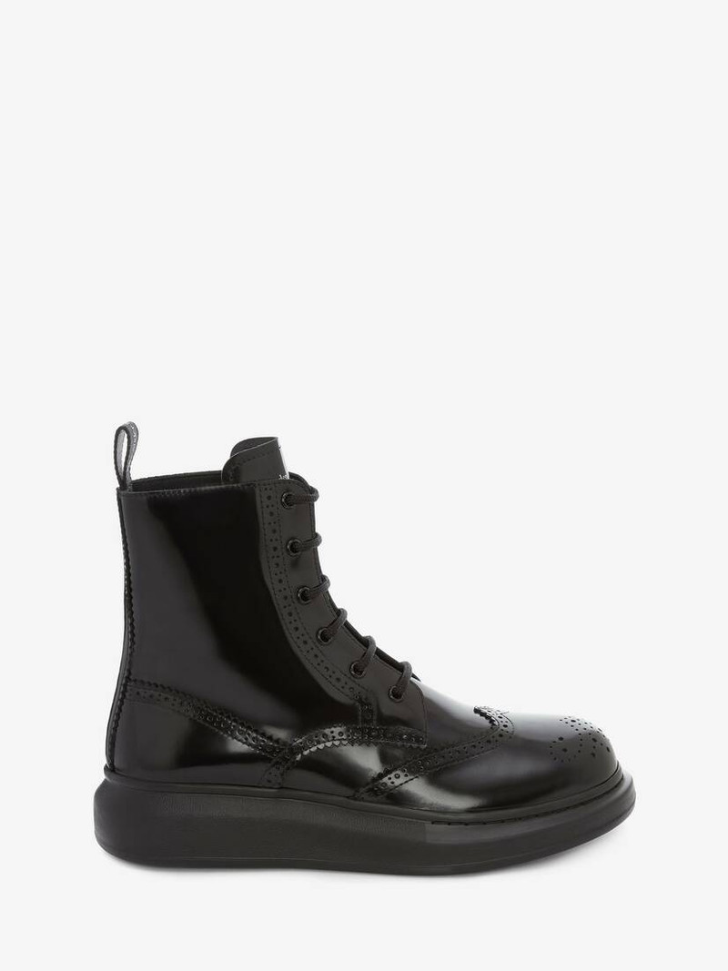 Hybrid Lace-up Boot in Black - 1