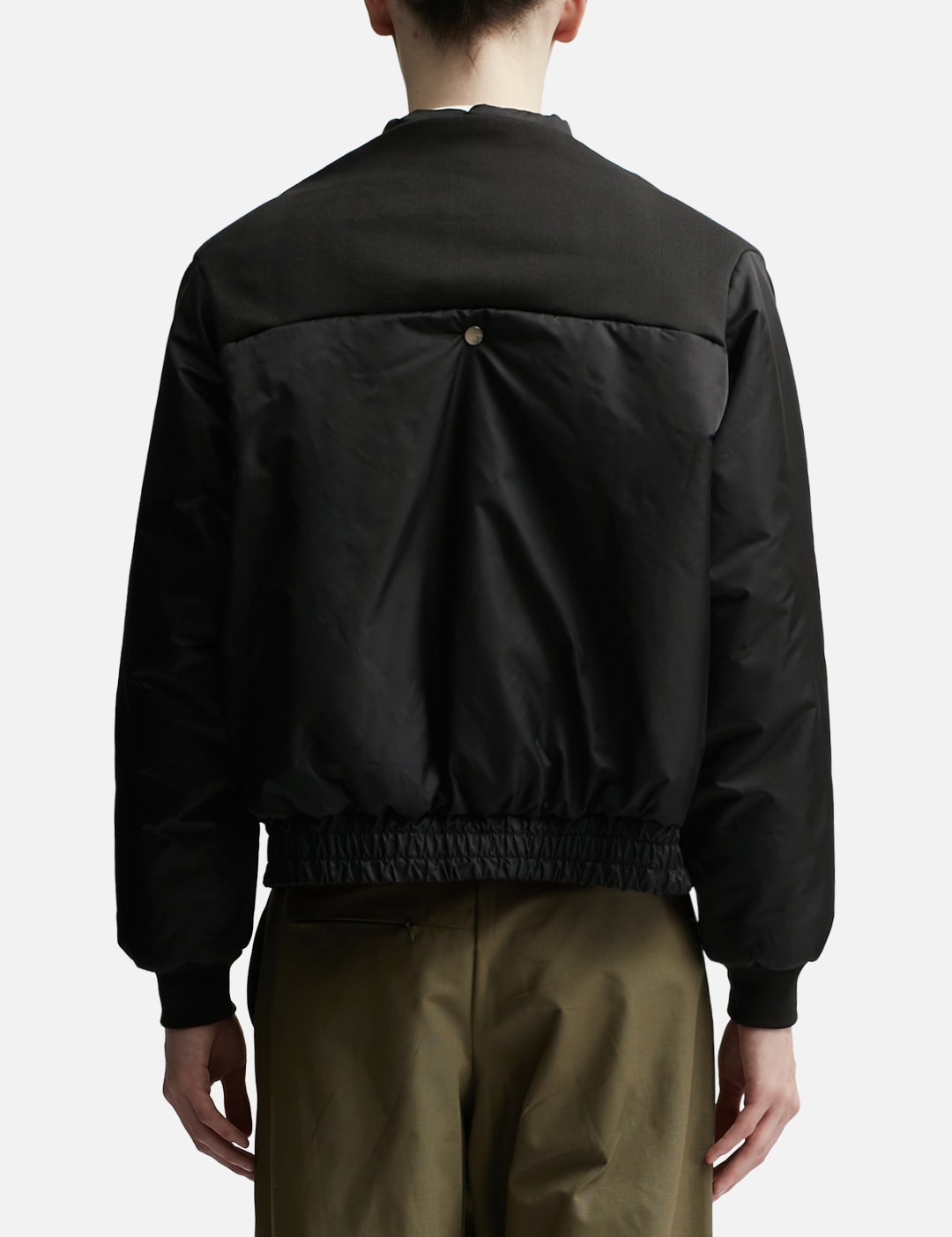 PULLED BACK BOMBER JACKET - 4
