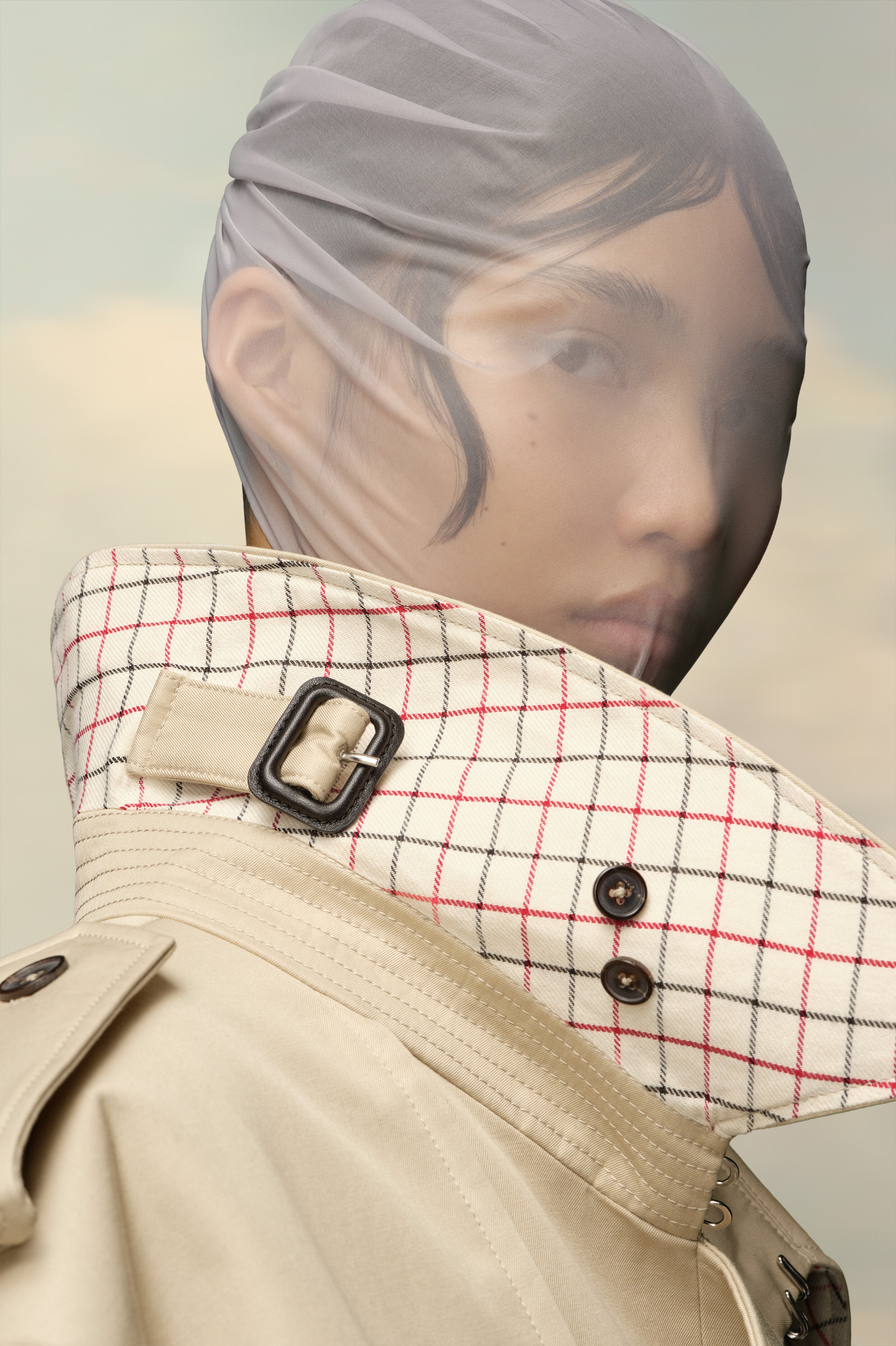 Cotton Trench Coat - 7