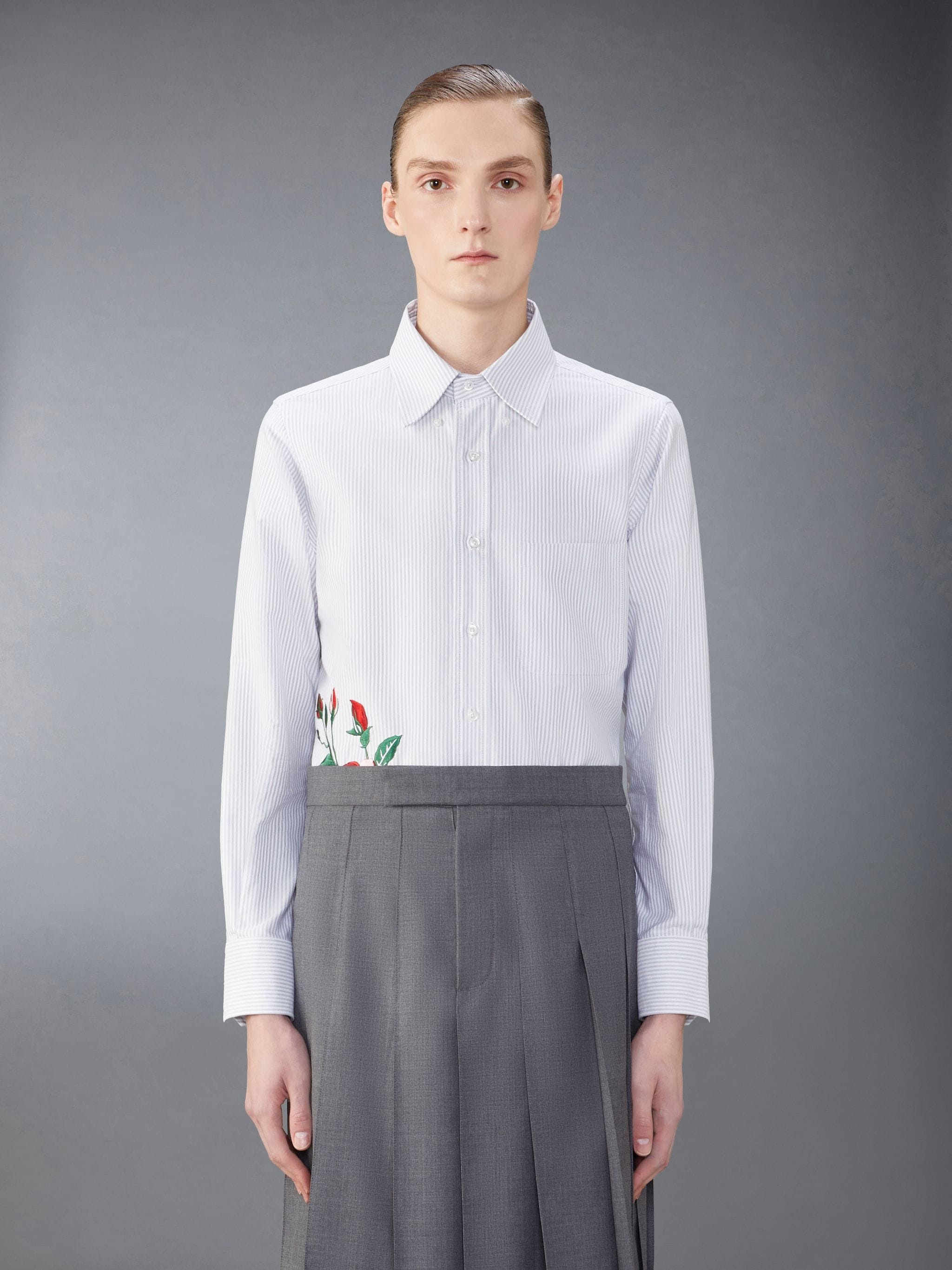 Stripe Oxford Rose Shirt - 2