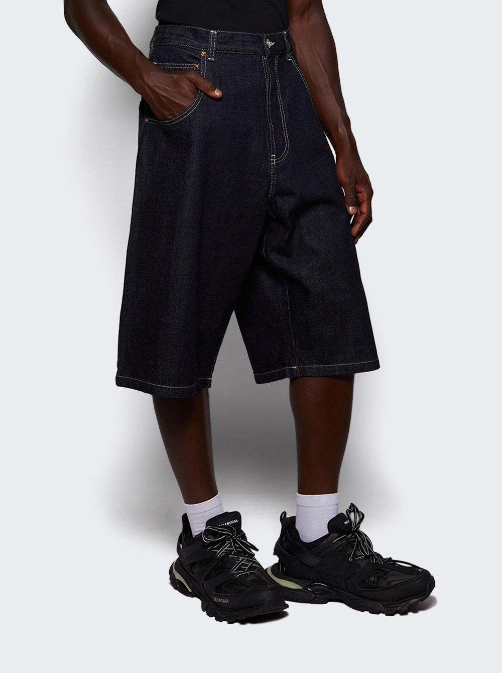 Hip-hop Shorts Japanese Blue - 2