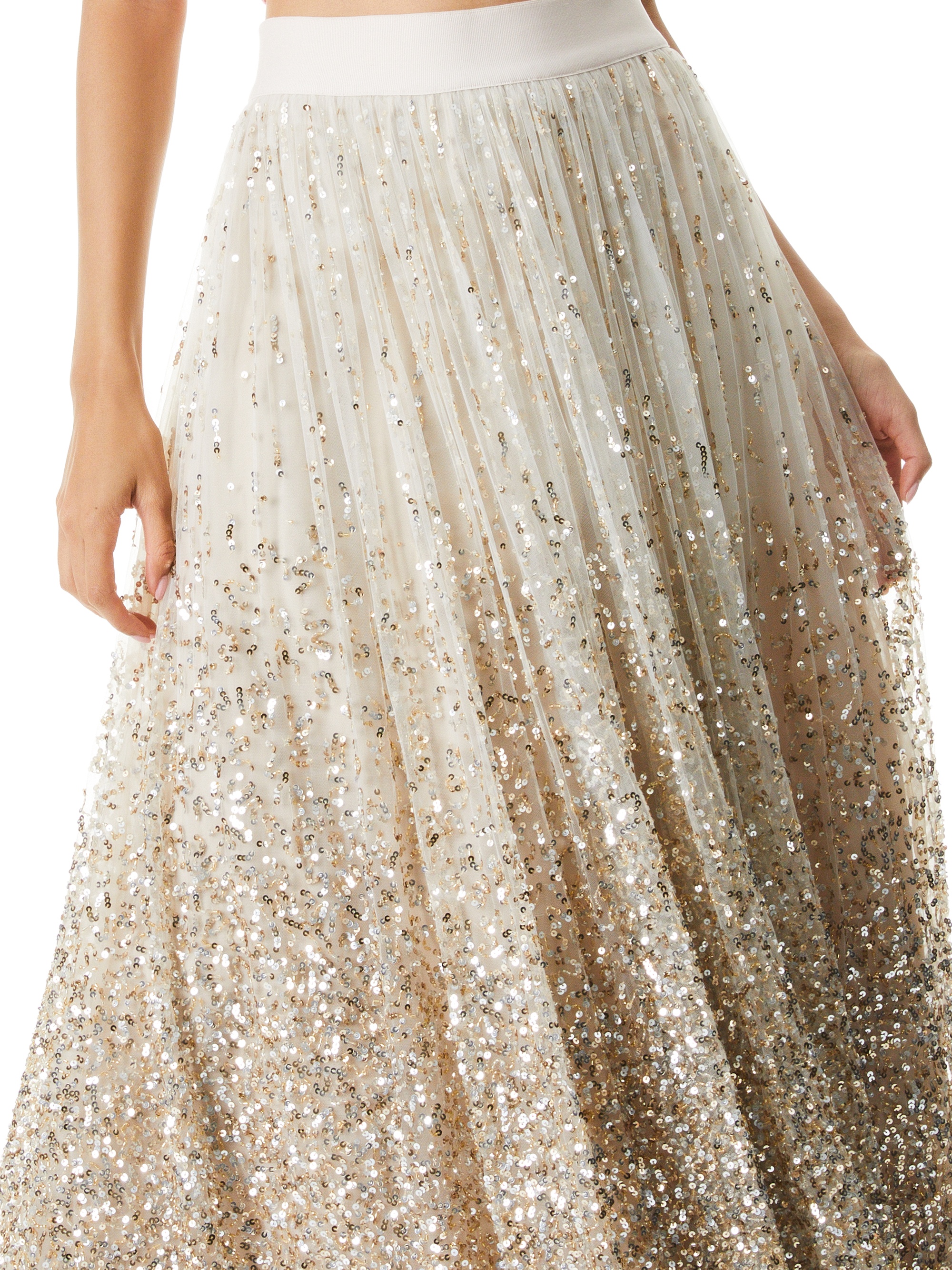 CATRINA SEQUIN GOWN SKIRT - 5