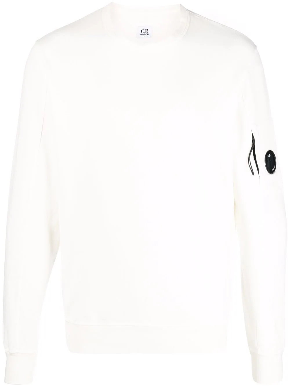 Lens-detail crew sweatshirt - 1