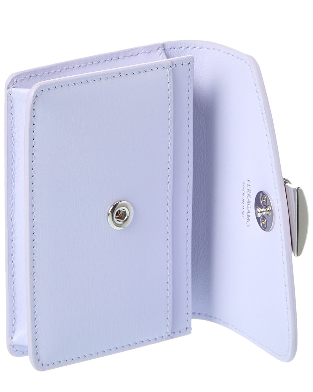 Ferragamo Fiamma Leather Card Holder - 4
