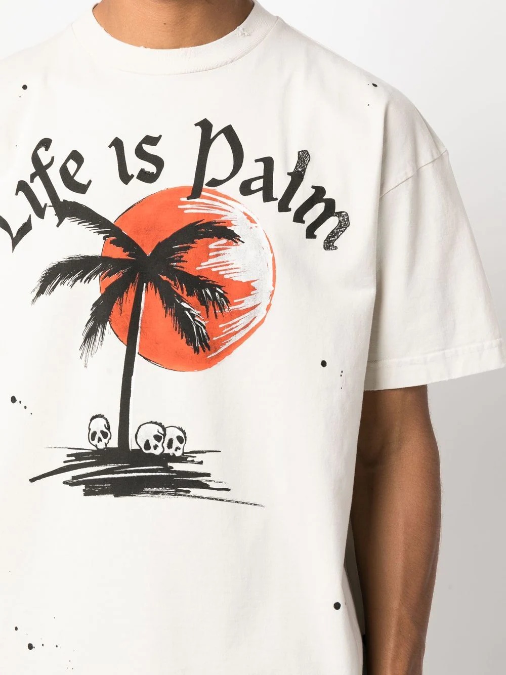 slogan-print cotton T-shirt - 6