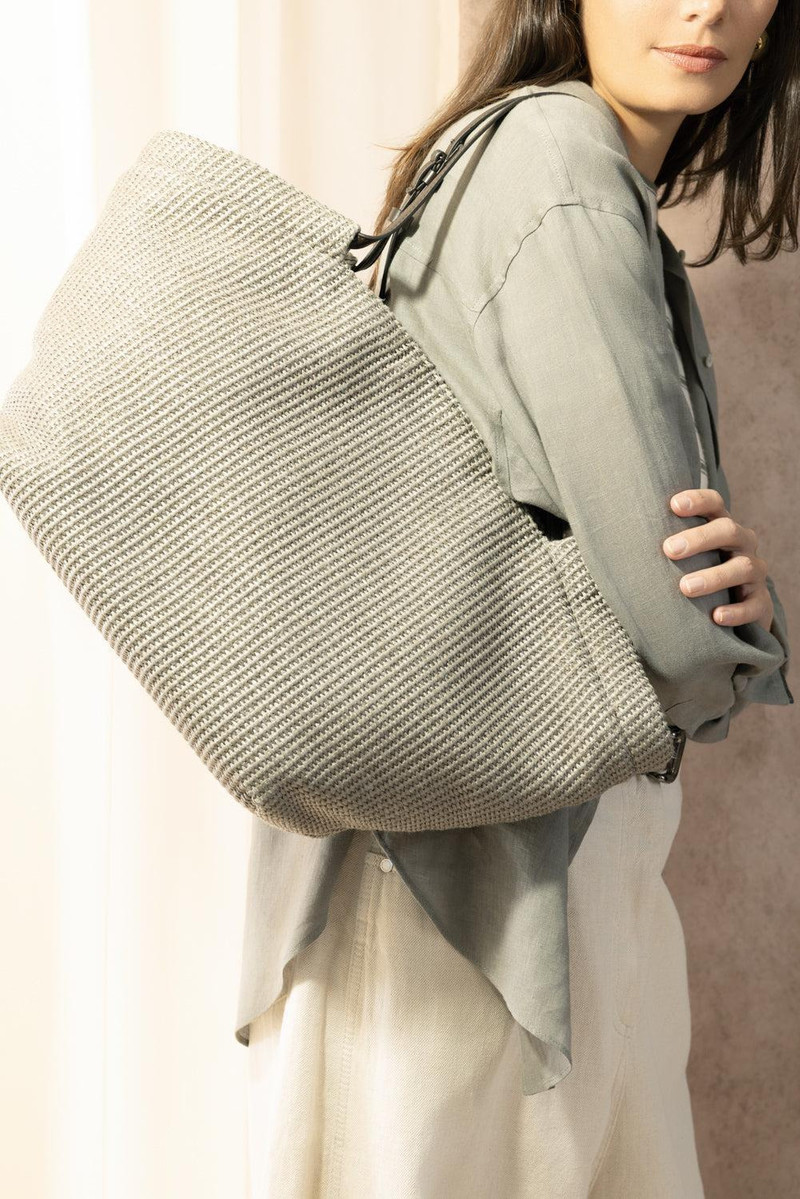 Brunello Cucinelli Satorial Panier Large Tote outlook