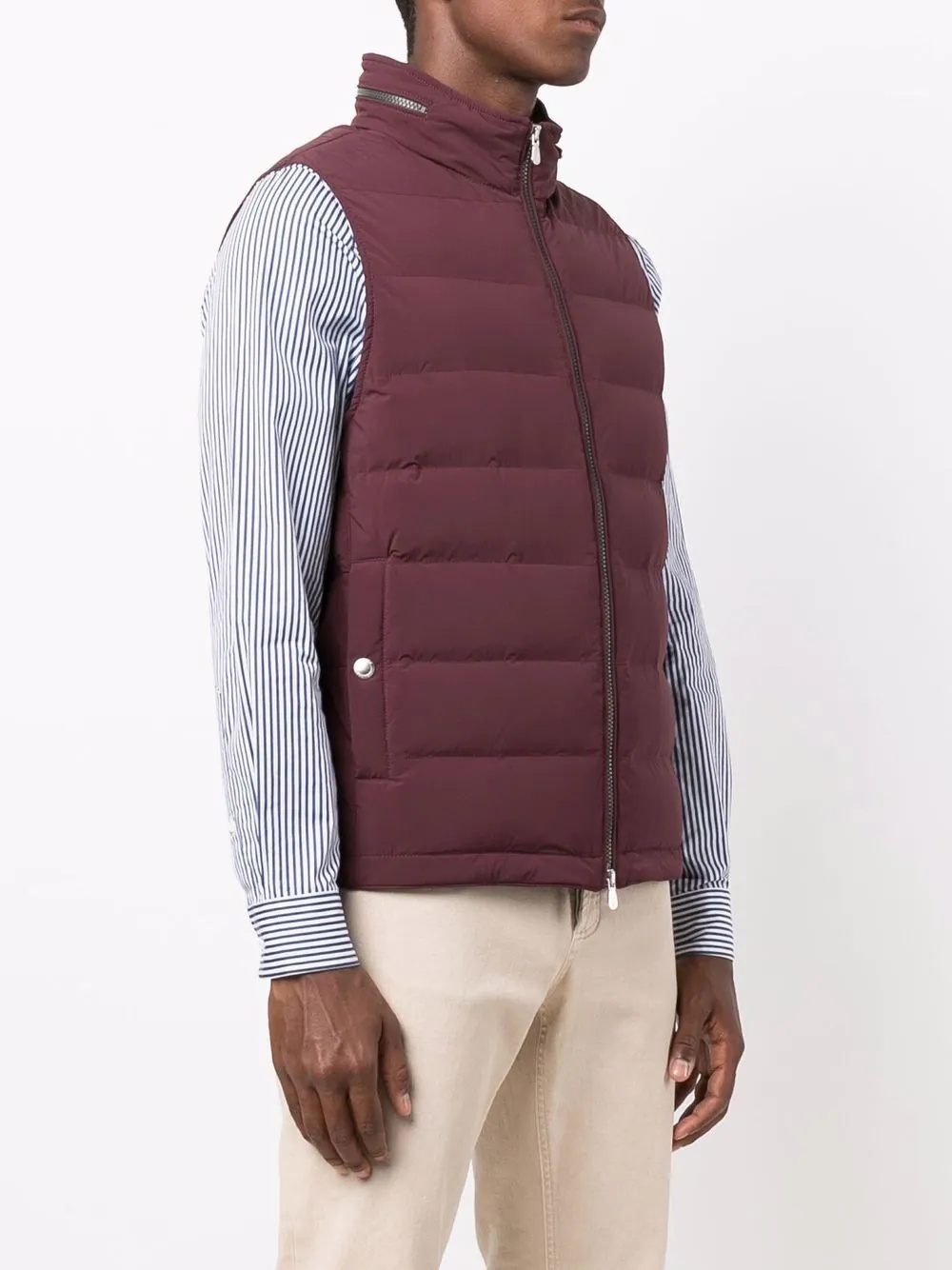 quilted padded gilet - 3