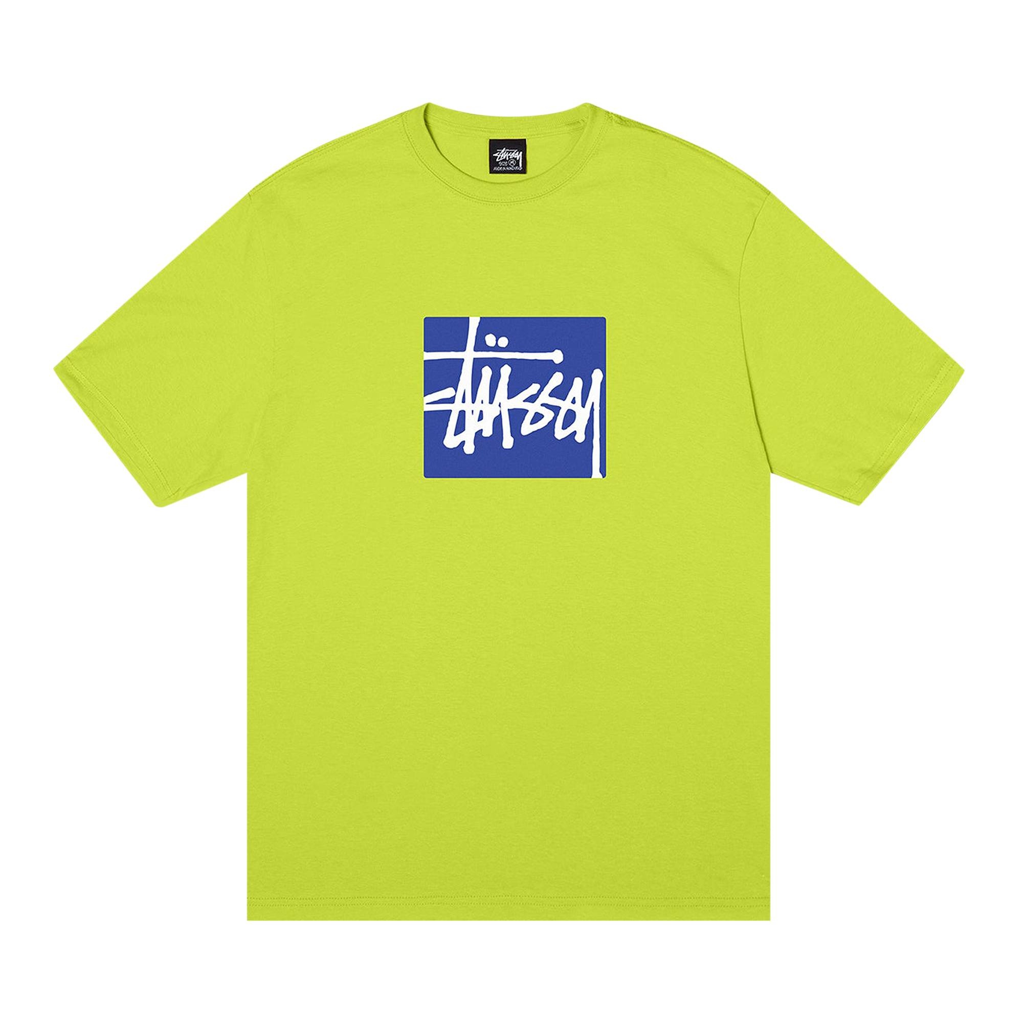 Stussy Stock Box Tee 'Keylime' - 1