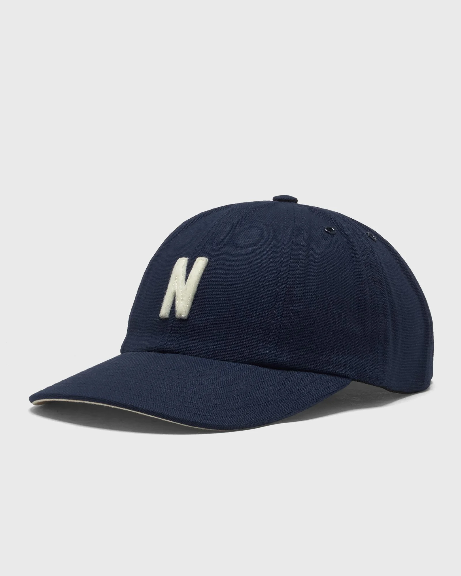 Light Canvas Felt N 8 Panel Cap - 1