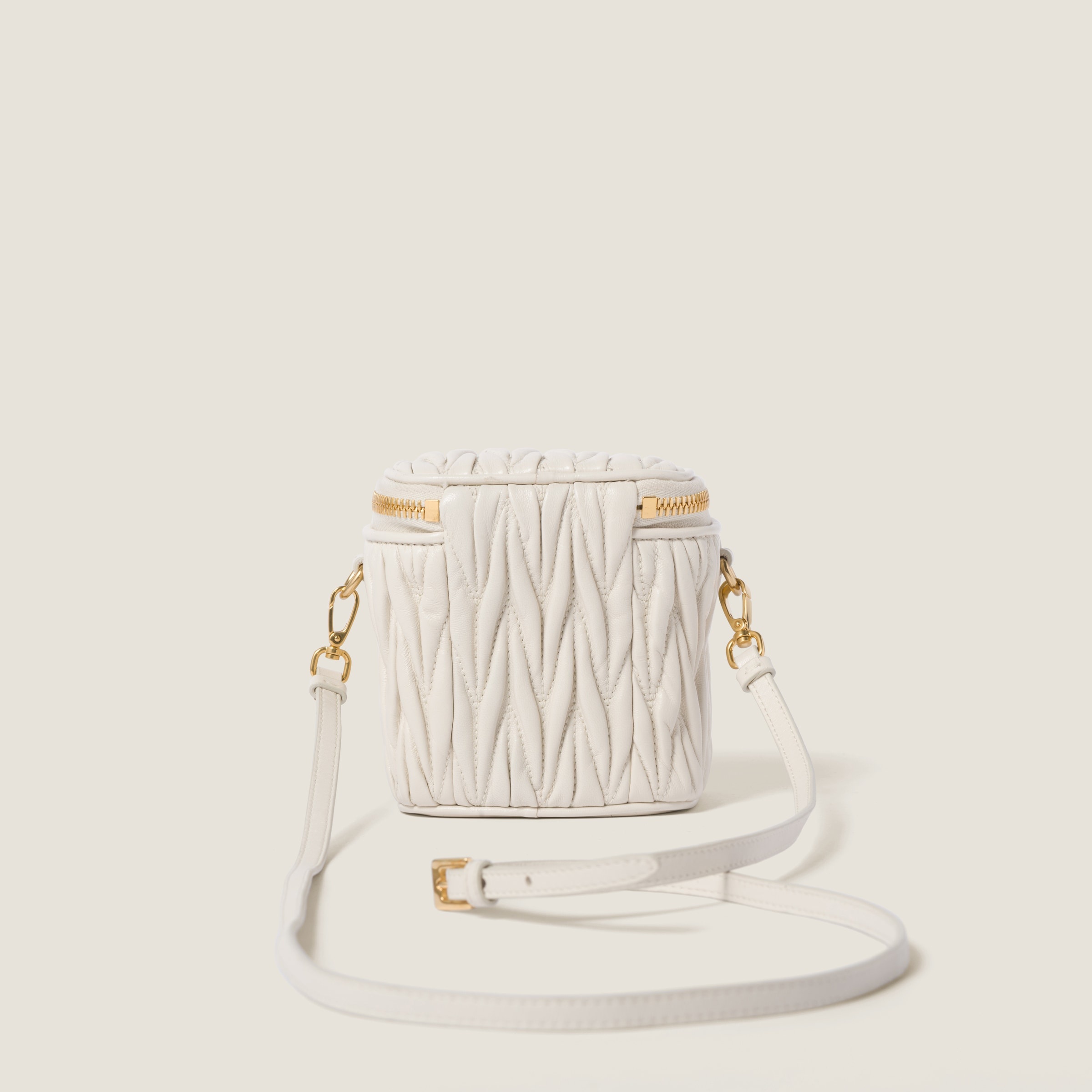 Miu Miu Matelassé nappa leather micro bag | REVERSIBLE