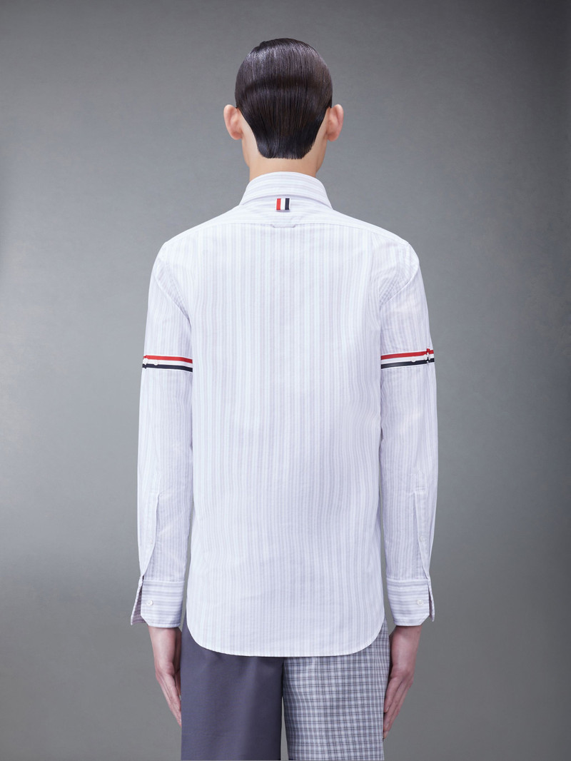 Stripe Oxford Armband Shirt 3