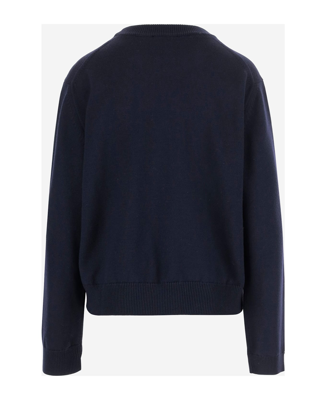 Wool Sweater With Floral Pattern - 2