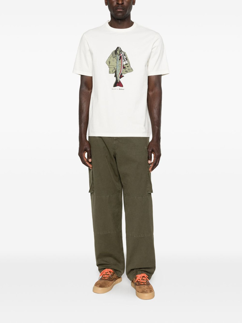 Barbour x Paul Smith graphic print T-shirt outlook