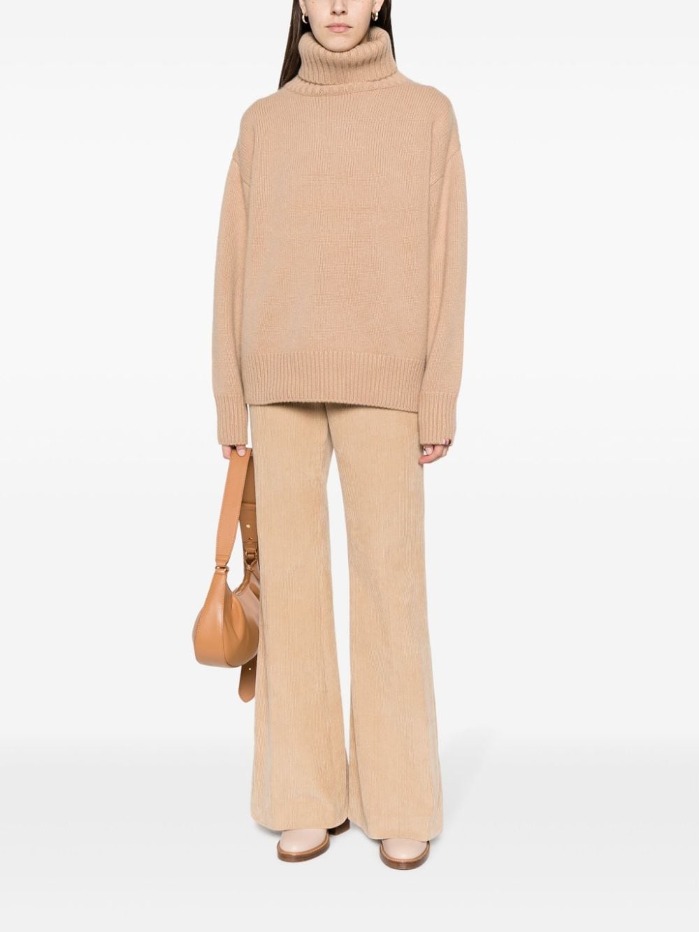 roll-neck cashmere jumper - 5