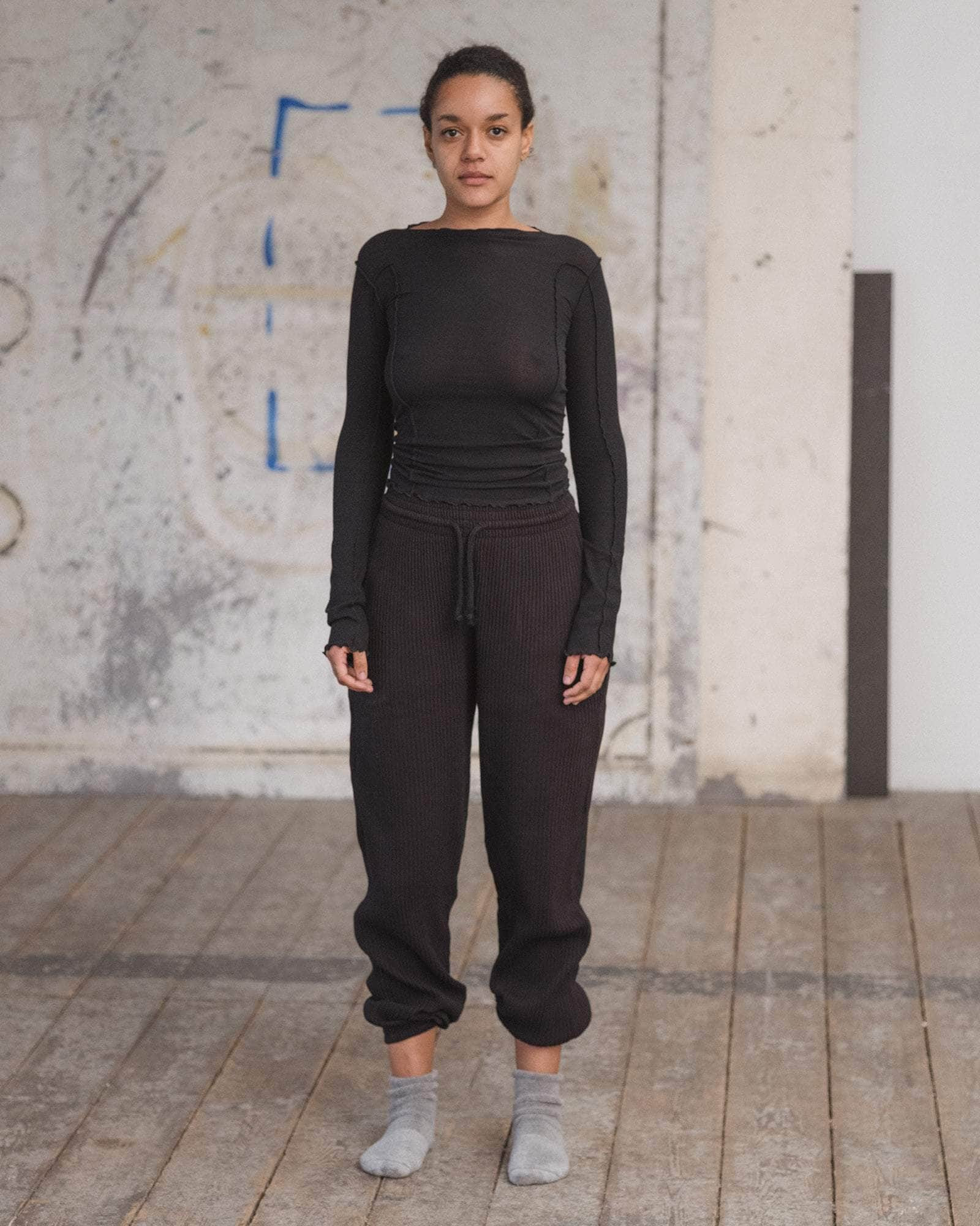 Sweatpants - Organic Cotton Rib Jersey - 6
