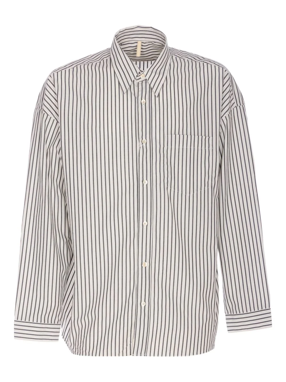 striped pocket shirt - 1