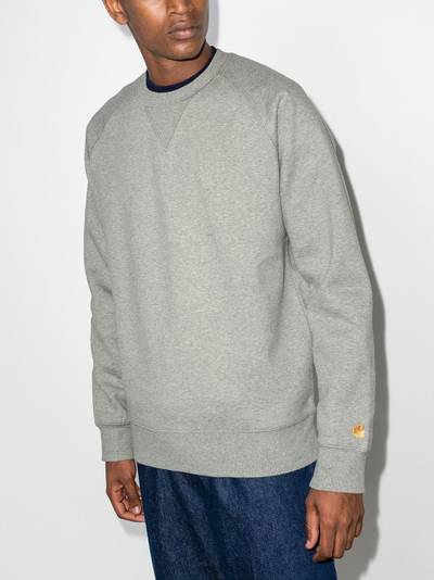 Carhartt Chase embroidered logo sweatshirt outlook