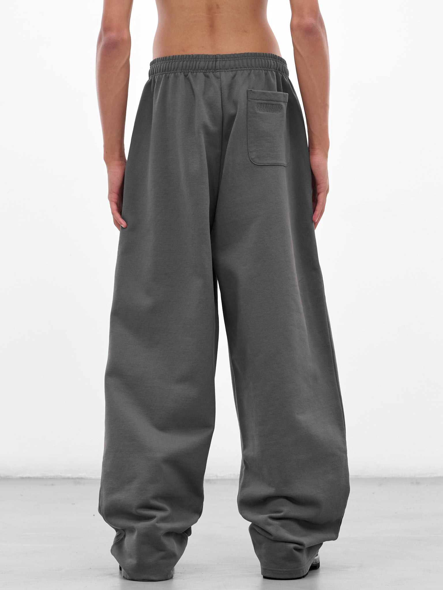 Gray Boxing Logo Baggy Sweatpants - 3