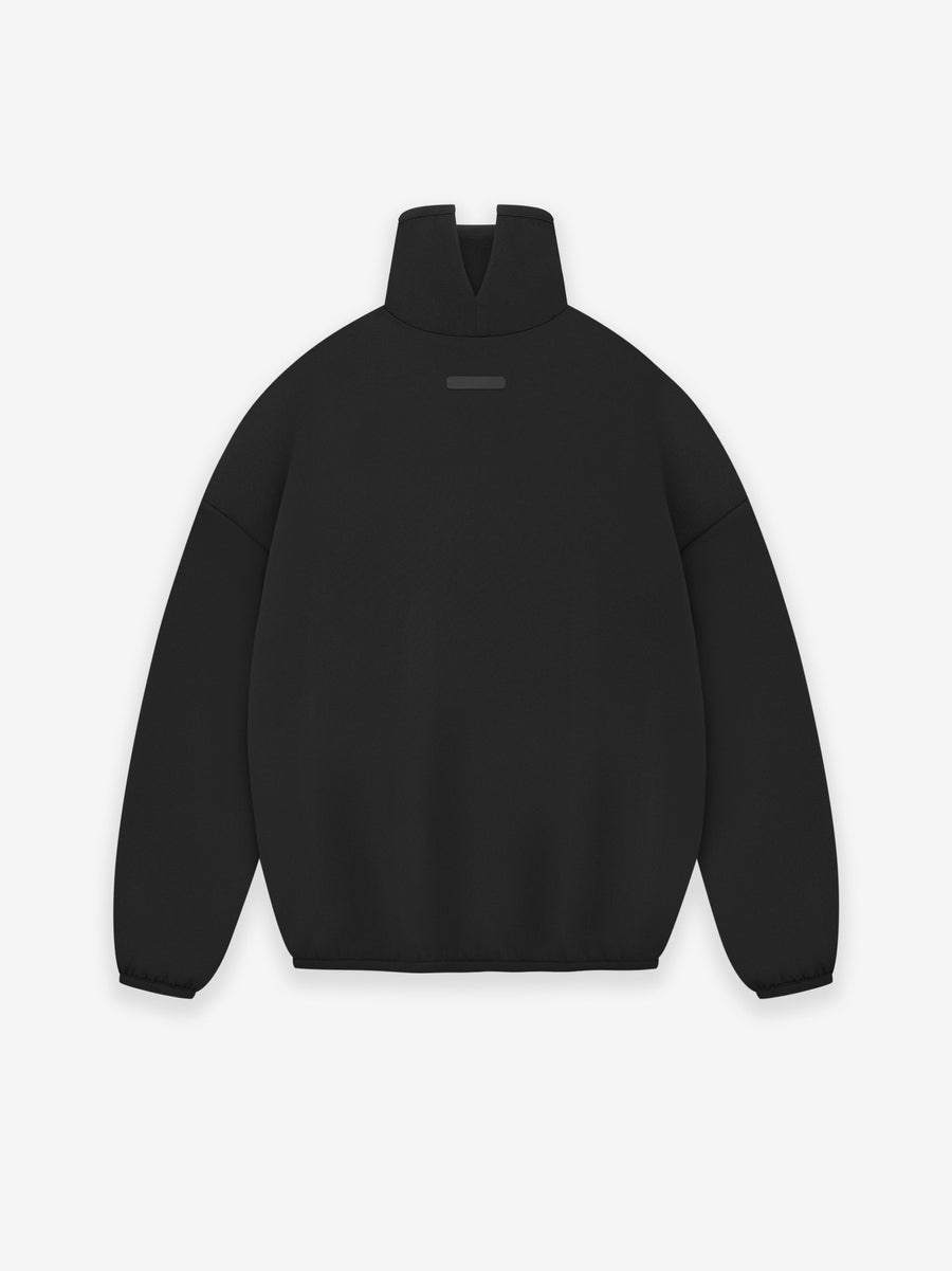 WOMENS SUEDE FLEECE MOCK NECK - 2
