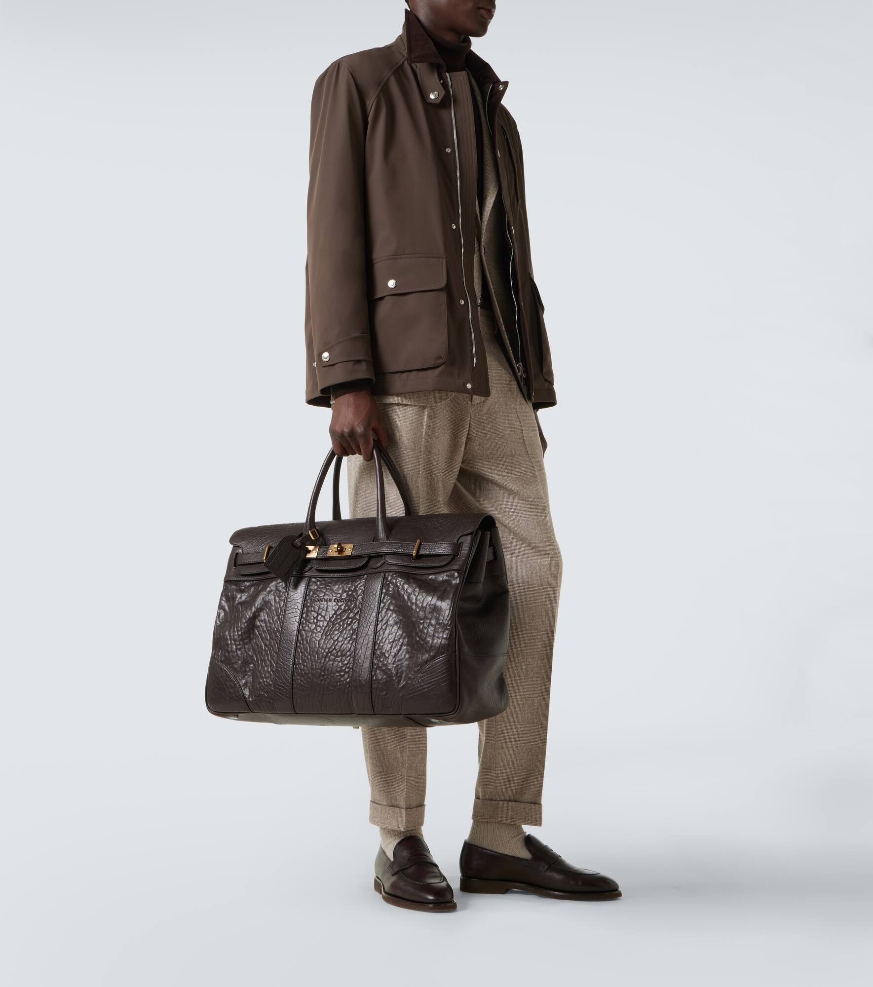 Leather travel bag - 7