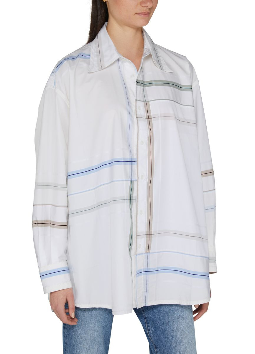 Asymmetric cotton shirt - 4