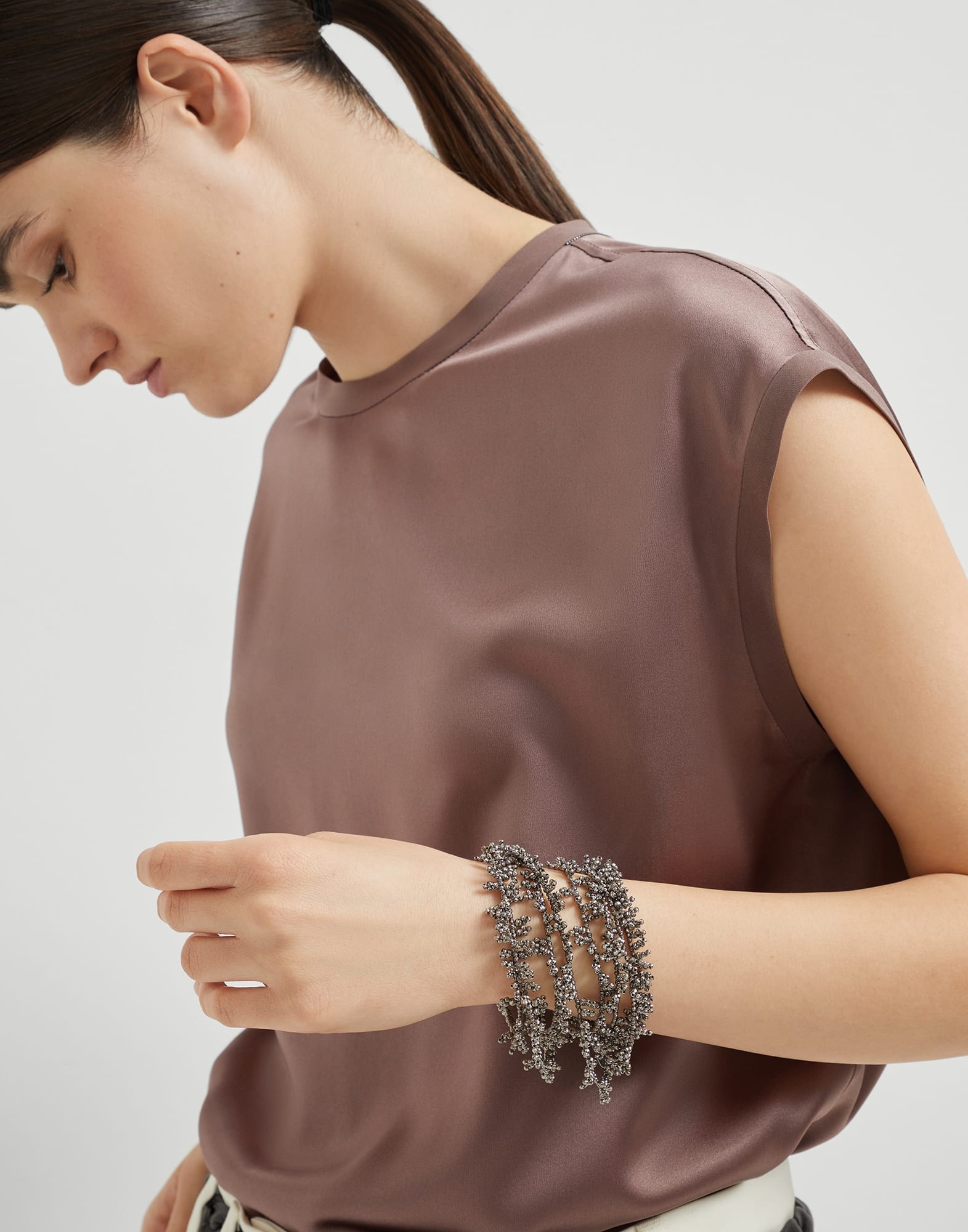Sterling silver knotted bracelet - 3