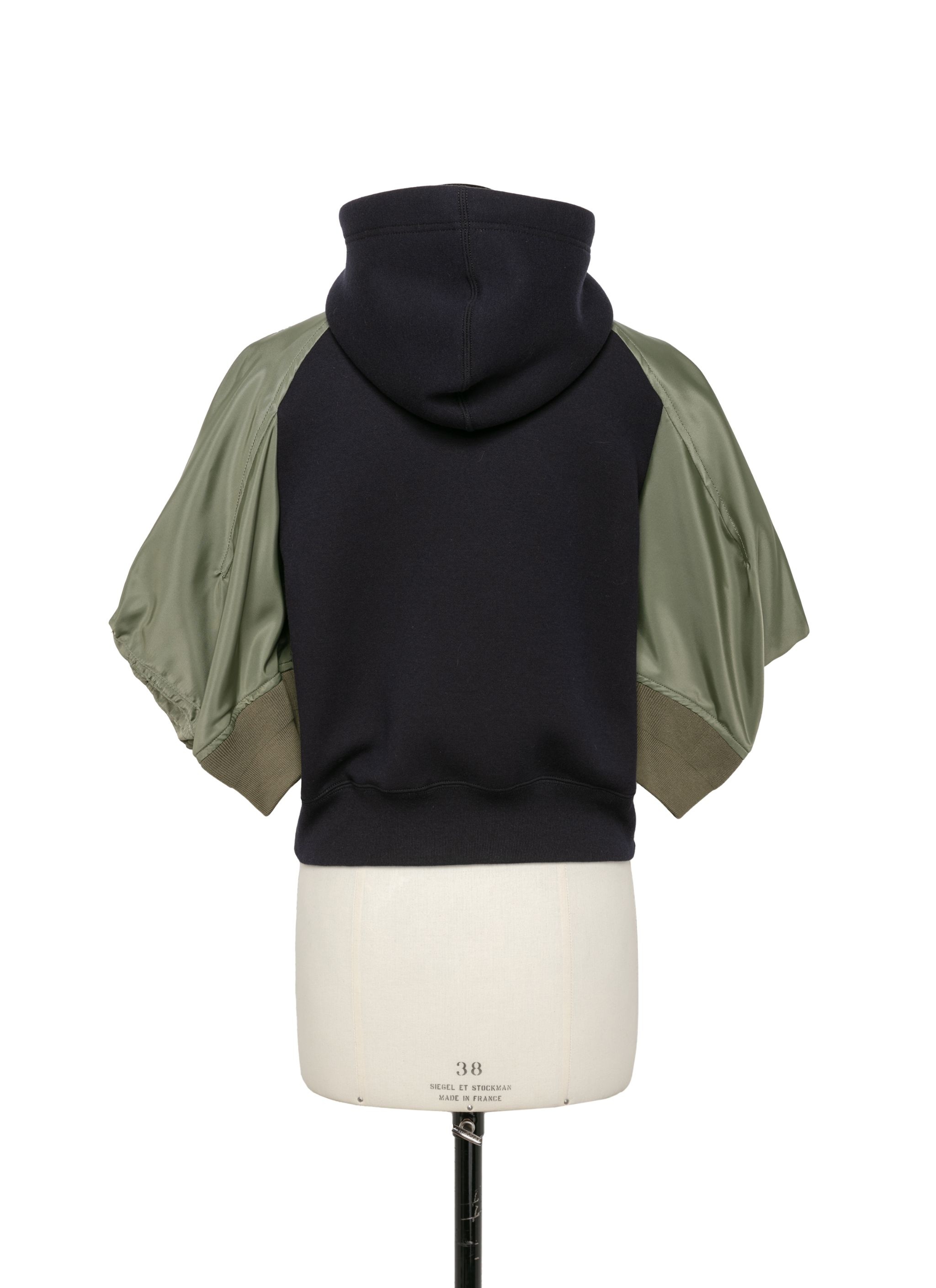 Sponge Sweat x Nylon Twill Hoodie - 4