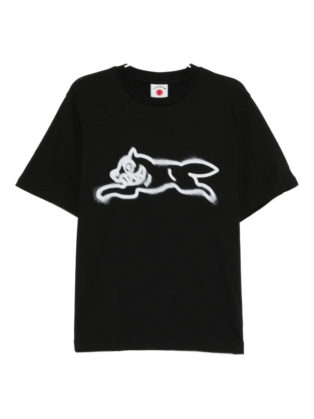 SPRAY PAINT RUNNING DOG T-SHIRT - 1