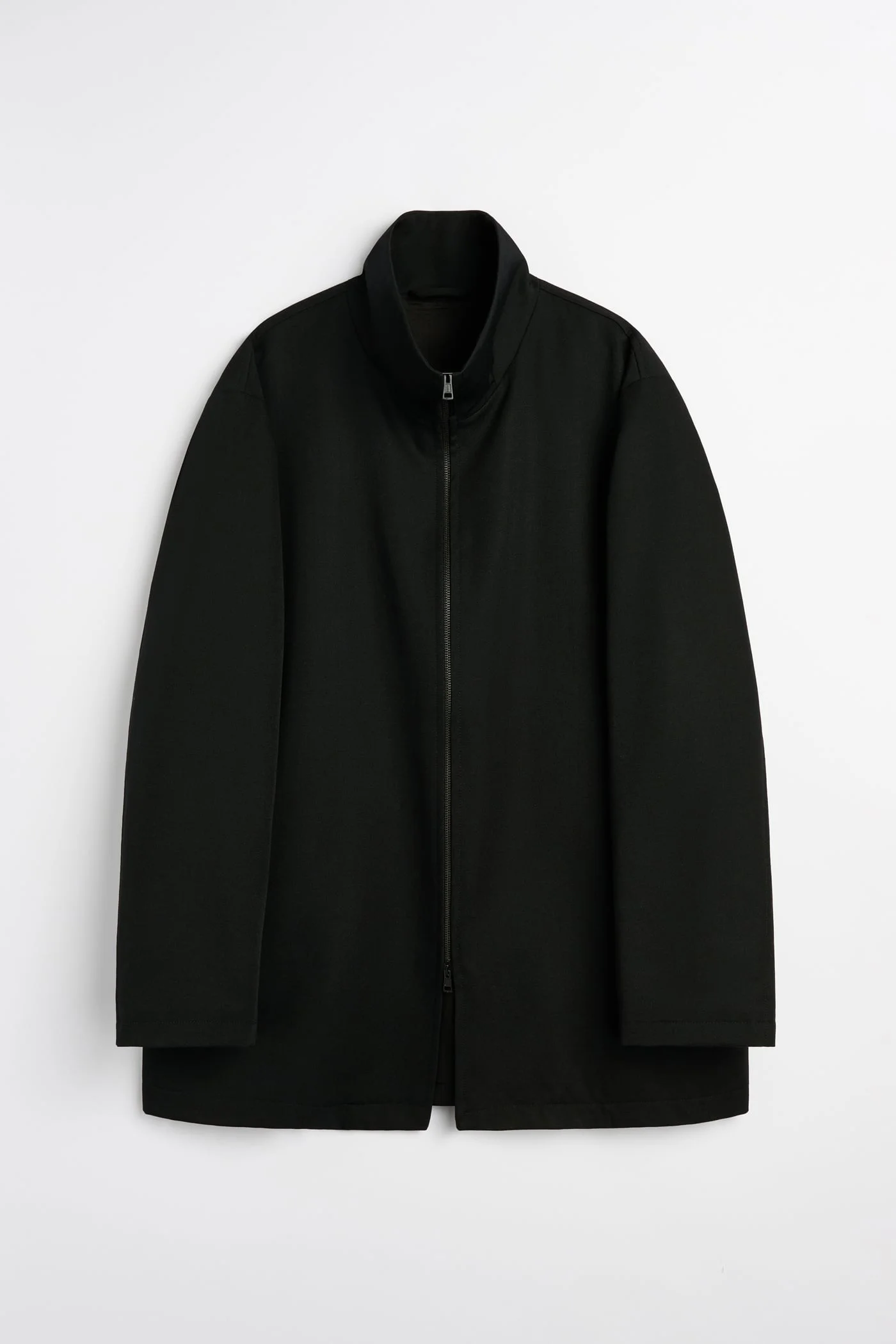 Tiller Jacket Coarse Black Gabardine - 1