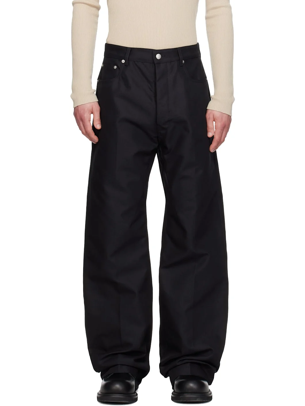 Black Temple Geth Jeans - 1