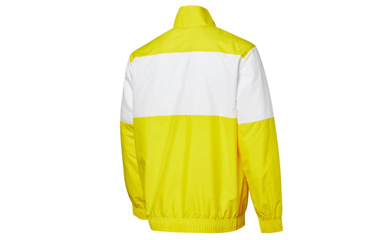 PUMA BVB Soccer/Football logo Sports Woven Windproof Stand Collar Jacket Yellow 764295-01 - 2