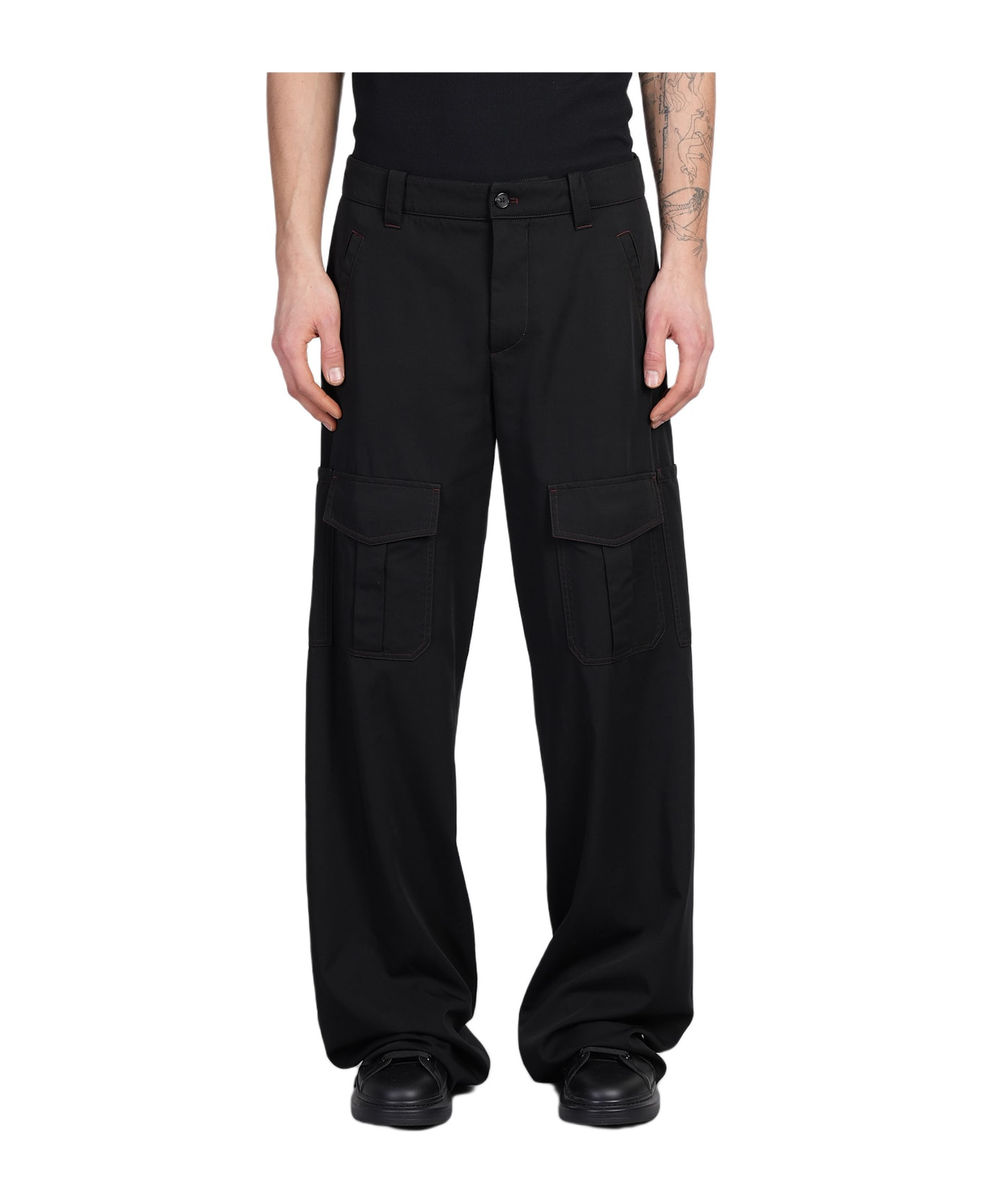 Pants In Black Wool - 1
