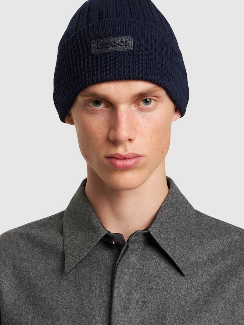 Logo wool beanie - 2