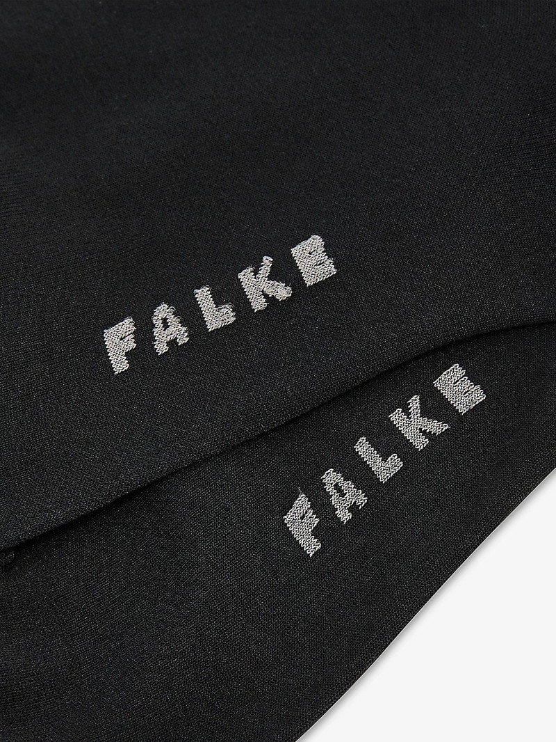 FALKE Cotton Touch rolled-cuff stretch-cotton-blend socks outlook