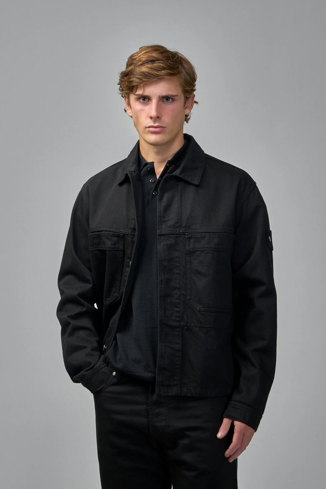 Black Denim Jacket - 1