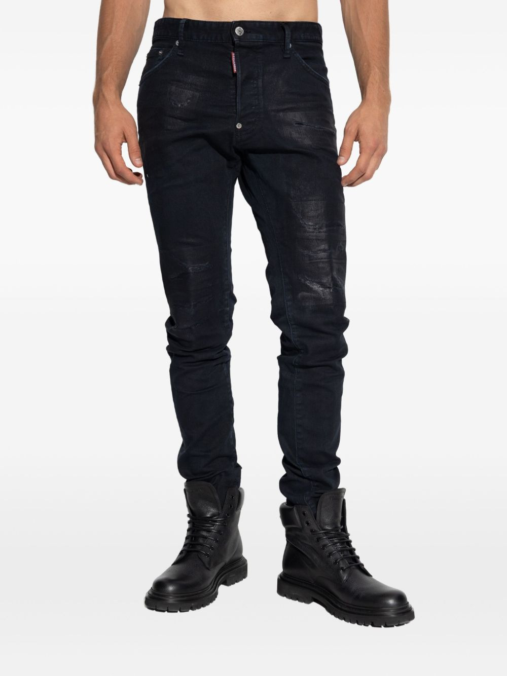 distressed-effect jeans - 3