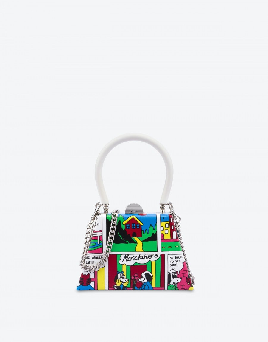 MOSCHINO COMICS TRAPEZE BAG - 1