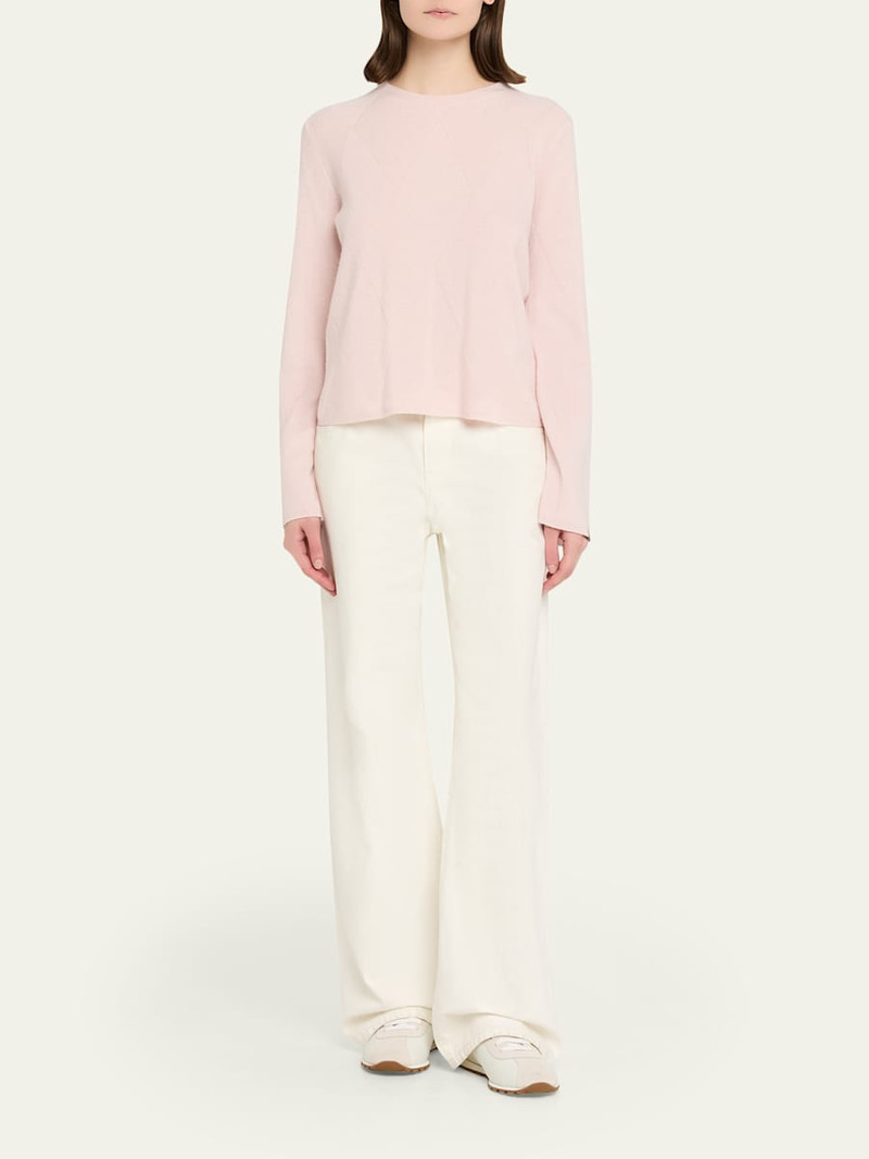 Max Mara Studio Cashmere Diamond Knit Sweater outlook