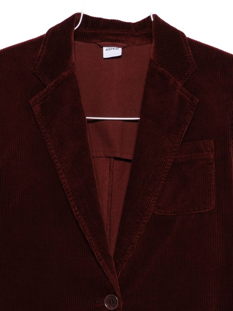 corduroy single-breasted blazer 3